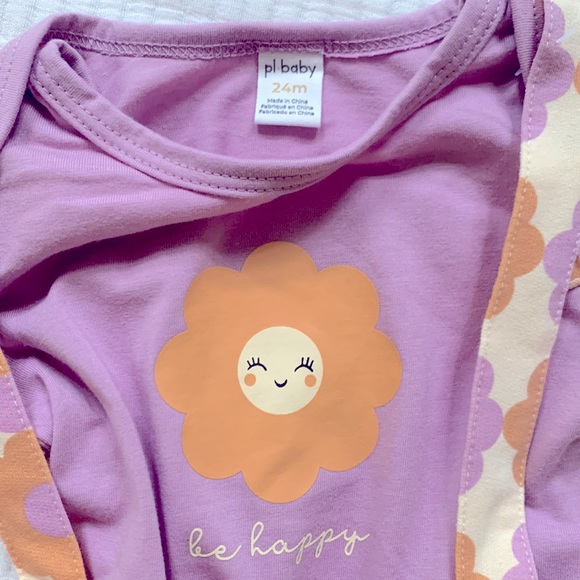 Daisy pinafore dress for toddler girl. Size is 24m. Onesie with pinafore. NWT. - Picture 9 of 14